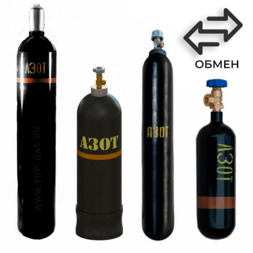 Обмен азотных баллонов в Хорошево